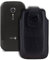 Original Suncase Protective Leather Mobile Phone Case for Doro 2404 Full-Grain Black