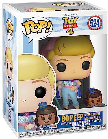 Funko Pop! Vinyl: Disney: Toy Story: Bo Peep With Officer Giggles McDimples Collectible Figure - Bo-Peep - Disney Pixar: Toy Story - Collectable Vinyl Figure - Gift Idea - Official Merchandise