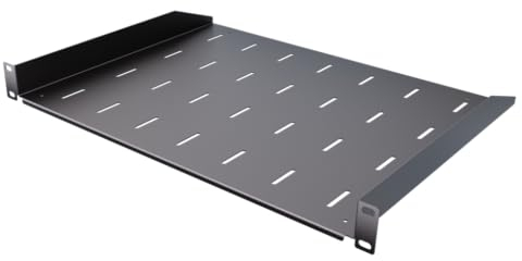 Stalflex Serveur Baie de Brassage ECO 19 Pouces 1U 350mm - Rack en Acier pour Ordinateur - Compatible avec Armoire Réseau et Baie Informatique