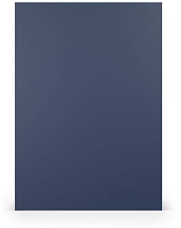 PAPERADO 700x Tonpapier DIN A4 - Jeans gerippt Dunkel-Blau 160 g/m² Papierbögen - Bastelpapier in 29,7 x 21 cm Malen, Basteln & Drucken