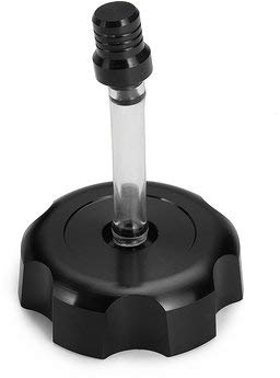 Viviance Tappo Serbatoio Carburante Metallo per 50CC-125CC ATV Quad Taotao Roketa Sunl Coolsport - Nero