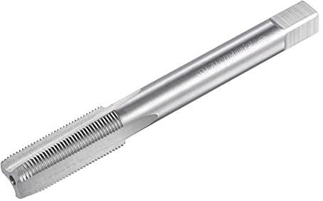 sourcing map Taraud Pas à Gauche Fil Fraisage M10 x 0.75 Métrique Gauche Main Machine HSS Haute Vitesse Acier Non Couché 3 Droit Cannelures Vis Taraud H2 Tolérance