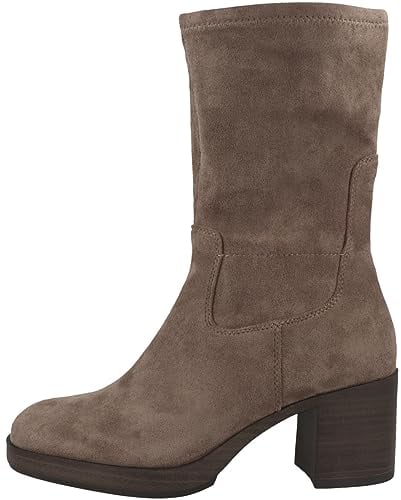 CAPRICE 9-25326-41, Botines de tacón con cordones para Mujer, Marrón (Taupe Stretch), 39 EU