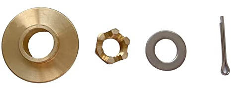 SLEIPNIR Propeller Hardware Bausätze passen für Suzuki DF15A DF20A Außenborder Motos Druckscheibe/Abstandshalter/Unterlegscheibe/Mutter/Splint enthalten