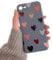 ZUKKASHAN Compatible with iPhone 7/8/SE, Soft Silicone TPU Shockproof Protective Case Cute Hearts Pattern Girls Women Back Phone Cover (Gray)