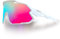 JOGVELO Polarisierte Sonnenbrille, Sportbrille-Sonnenbrille mit 3 Wechselgläsern für Herren Damen Sport Radfahren MTB Radbrille Sportbrille Fahren Angeln Baseball Laufen, Weiß&Rosa