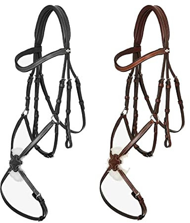 LeMieux Arika Grackle Trensenzaum, Havanna/Silber