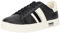 Armani Exchange Damen Cup Sole Mina, Back tab with and Metal Logo Detail on Side Sneaker, Black+ Off White, 36 EU