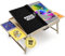 Puzzle Ready 1000-Piece Wooden Jigsaw Puzzle Table – 30 x 24 Foldable Portable Design with Short Legs, 4 Colourful Storage Drawers, 3 Adjustable Puzzle Board Angles & Cover Mat – Adults & Children