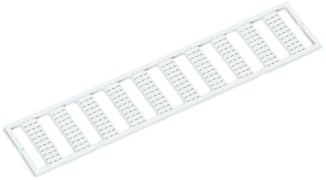 WAGO WMB-Beschriftungskarte, Bedruckt, 51 ... 100 (2X), Aufdruck waagerecht, aufrastbar, weiß (793-3507)