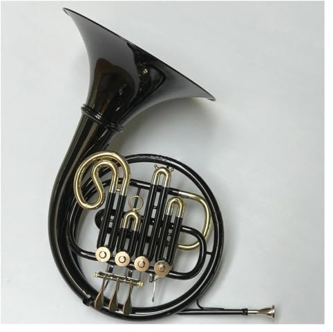 Waldhorn für Anfänger Einzelne Waldhorninstrumente Mit B-Ton. Schwarzer, Abnehmbarer Schallbecher. Waldhorn Mit Koffer
