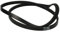 vhbw Drive Belt compatible with Zanussi ZWF160705, ZWF1600, ZWF1440, ZWF1438, ZWF1521W, ZWF1441W, ZWF1432W Tumble Dryer - 120 cm, Black