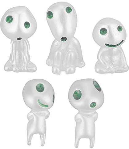 Gavigain Elfos Luminosos del árbol Fantasma Brillan en la luz Nocturna Oscura, pequeños Adornos Luminosos en Miniatura, árbol Luminoso, espíritu Fantasma, Hada para jardín, Bricolaje, sucul