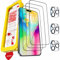 Milomdoi 3 Piezas Protector Pantalla para iPhone 16 Pro Max con 3 Piezas Protector Camara,9H+ Cristal Templado Accesorios Protector de Pantalla