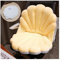 Shell Shaped Seat Cushion with Backrest, Cute Gaming Chair Cushion, Openable Shell Pillow, Throw Pillow for Bed, Home Office Decor Seash