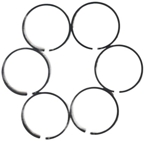 Vuzmode 6 fasce elastiche da 38 mm, for sostituzione motosega STIHL 018 MS180 MS 180 Kit fasce elastiche pistone motore