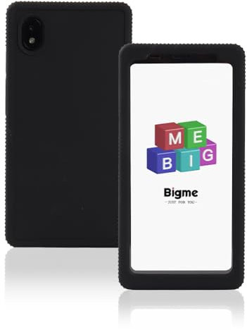 MINGFENG Schutzhülle kompatibel mit Fro Bigme Color E-Ink Screen Tablet Hibreak Silikon Schutzhülle 14,8 cm (5,8 Zoll) Handy Vier Ecken Anti Drop (Schwarz)