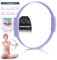 Pilates Ring, 34.5cm Silicone Pilates Magic Circle mit Doppelten Rutschfesten Griffen, Training Poster & Tragbarer Tasche, Pilates Ring Übungen für Beine Arme & Oberschenkel Gewichtsverlust für Frauen