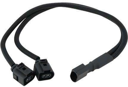 ECSiNG Kfz-Hupen-Lautsprecher, vorverdrahtet, Stecker, Pigtail-Kabelbaum, kompatibel mit Audi 4D0971992