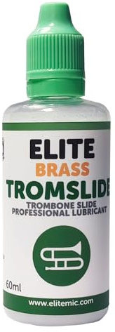 Elite Brass Tromslide 60 ml – Professionelles Gleitmittel für Posaunenstäbe – Wasserbasis, einkomponentig – schnelles, sanftes und leises Gleiten