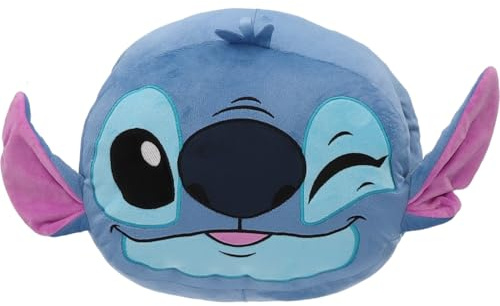 Disney - 3D Stitch Hand Warmer Cushion - 30 x 50 cm - 200 GSM - 100% Polyester - White