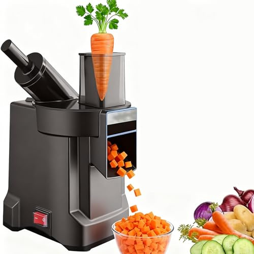 Fullstar Vegetable Chopper UK Version, Electric Food Slicer, Dicer, French Fries Maker, Vegetable Sticks, Multiple Attachments, Versatility