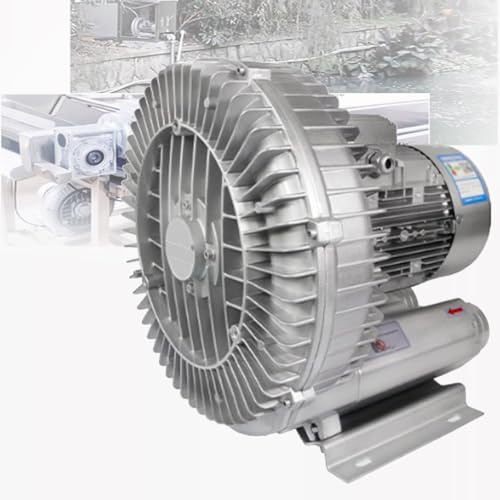 XUXIAO Regenerative Blower, High-Pressure Vortex Ring Blower, Sewage Aeration Vortex Blower, Industrial Vacuum Pump for Air Blowing or Suction 180W/0.24HP