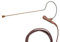 U-Voice UVS70D-SH4-CC Detachable Mini Headset Microphone for Shure (Cocoa Color)