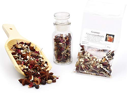 Feuerzangenbowle Gourmet Gewürz, Glühweingewürz, Punsch & Glühwein Gewürzmischung Weihnachten, Weihnachtsgewürz, Premium-Qualität, glutenfrei, 20g