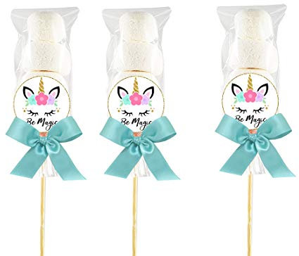 Bulgari - Set spiedini di marshmallow fai da te (Unicorno Magico)