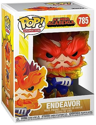 Funko Pop! Animation: My Hero Academia (MHA) - (MHA) - Endeavor - Figurine en Vinyle à Collectionner - Idée de Cadeau - Produits Officiels - Jouets pour Les Enfants et Adultes - Anime Fans
