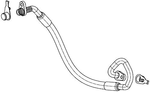 MAHLE AP 101 000P Tuyau haute pression pour climatiseur, entre autres, compatible avec Peugeot 407 (6D_)