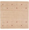 carpetfine Wollteppich Gabbeh Uni Quadratisch Beige 60x60 cm | Moderner Teppich für Wohn- und Schlafzimmer