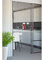 BIANCHERIAWEB Cortina antimosca Anti Ruido Cadena Perlas caída Panel Puerta Ventana casa, Poliéster, 140x230