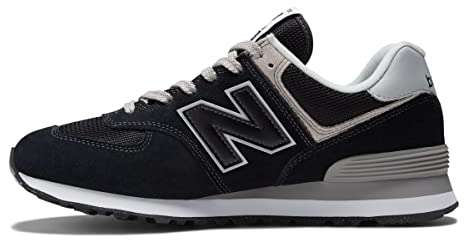 New Balance Homme NB 574 Sneakers, Noir (Black EVB), 40 EU