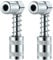 Silver 90 Degree Grease Coupler Gun Adapter 90 Degree Grease Gun Coupler Grease Gun Fittings Grease Gun Tips 3 Jaw Angle Swivel Snap Right Fitting Tool for Farm Truck Auto Industrial Use(2 Pieces)