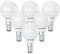 Paul Russells LED Light Small Edison Screw E14, 40w Equivalent, 4.9W 470Lumens LED Bulbs, 4000K Natural Cool White, Mini Globe Frosted G45 SES Golf Ball Energy Saving (Not Dimmable) Lightbulbs,6 Packs