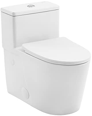 Swiss Madison Well Made Forever SM-1T259, Arles One-Piece Elongated Toilet Vortex Dual-Flush 0.8/1.18 gpf