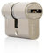 GERCAR 12x cylindre serrure/barillet de porte profilé ou à bouton 60/70/80/90 mm - combinaison libre de cylindres de tailles différentes avec la même clé - avec 5 clés passe-partout - système OKS