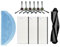 HUAYUWA Ensemble d'accessoires de rechange pour aspirateur Yeedi K650, 1 brosse à rouleau + 6 brosses latérales + 3 filtres + 3 chiffons de nettoyage
