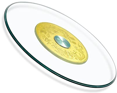 Cristales Para Mesas, Mesa Comedor Cristal Placa Giratoria Para Mesa De Centro, Transparente Mesa Redonda Comedor, Robusto Superficie Redonda De Mesa De Cristal Con 8mm Borde Liso ( Size : 85cm )