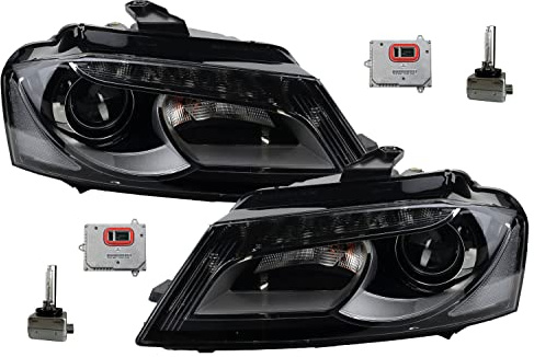 Johns, Scheinwerfer passend für Audi A3 8P Satz 08/08- mit Leuchtm. L+R + Steuerg.