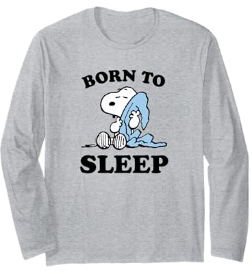 Peanuts - Snoopy Born to Sleep Langarmshirt