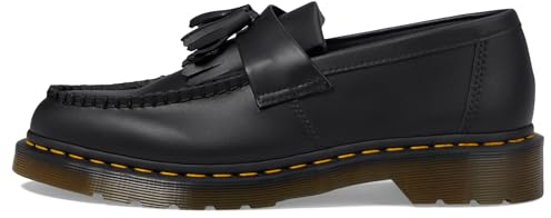 Dr. Martens Unisex Tassel Loafer Boots, Black Felix Rub Off, 41 EU