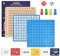 OSDUE Multiplikationstafel Multiplikationsbrett, Hölzernes Montessori-Mathe-Zählen von Hundert-Brett-Spielzeugen, Zappel-Lernspiel-Spielzeug, Lernspiel Spielzeug Kinder