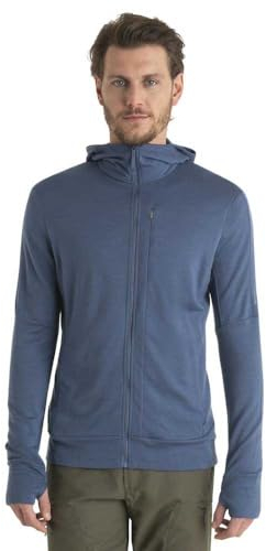 Icebreaker Merino Herren Men Merino 260 Quantum Ls Zip Hoodie Kapuzenpullover, Dawn IV, XL