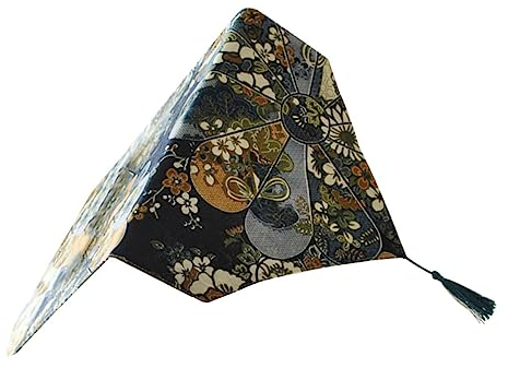 HOMSFOU Hochzeitstischläufer Dekorativer Tischläufer Bedruckter Tischläufer Japanische Tischdecke Tischläufer Fallen Sackleinen Tischläufer Vintage Retro-tischläufer Weihnachten Kimono
