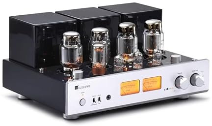 Muzishare X30 Class A Single Ended Integrated Tube Amplifier with MM/MC Phono Pre Amplifier, Power Amplifier, 300B Push 845, Output Power 30W