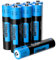 Kratax Batería AAA de 1,5 V, batería de litio recargable, 1100 mWh (1,5 V/733 mAh), alta capacidad, potencia constante, larga vida útil, 8 pilas AAA