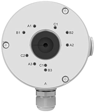 Reolink Junction Box B10, Only Designed Bullet IP Cameras RLC-510A, RLC-810A, RLC-811A, RLC-1212A, RLC-510WA, RLC-810WA, RLC-811WA, CX410W, Duo Serie (White, 2 Pack)